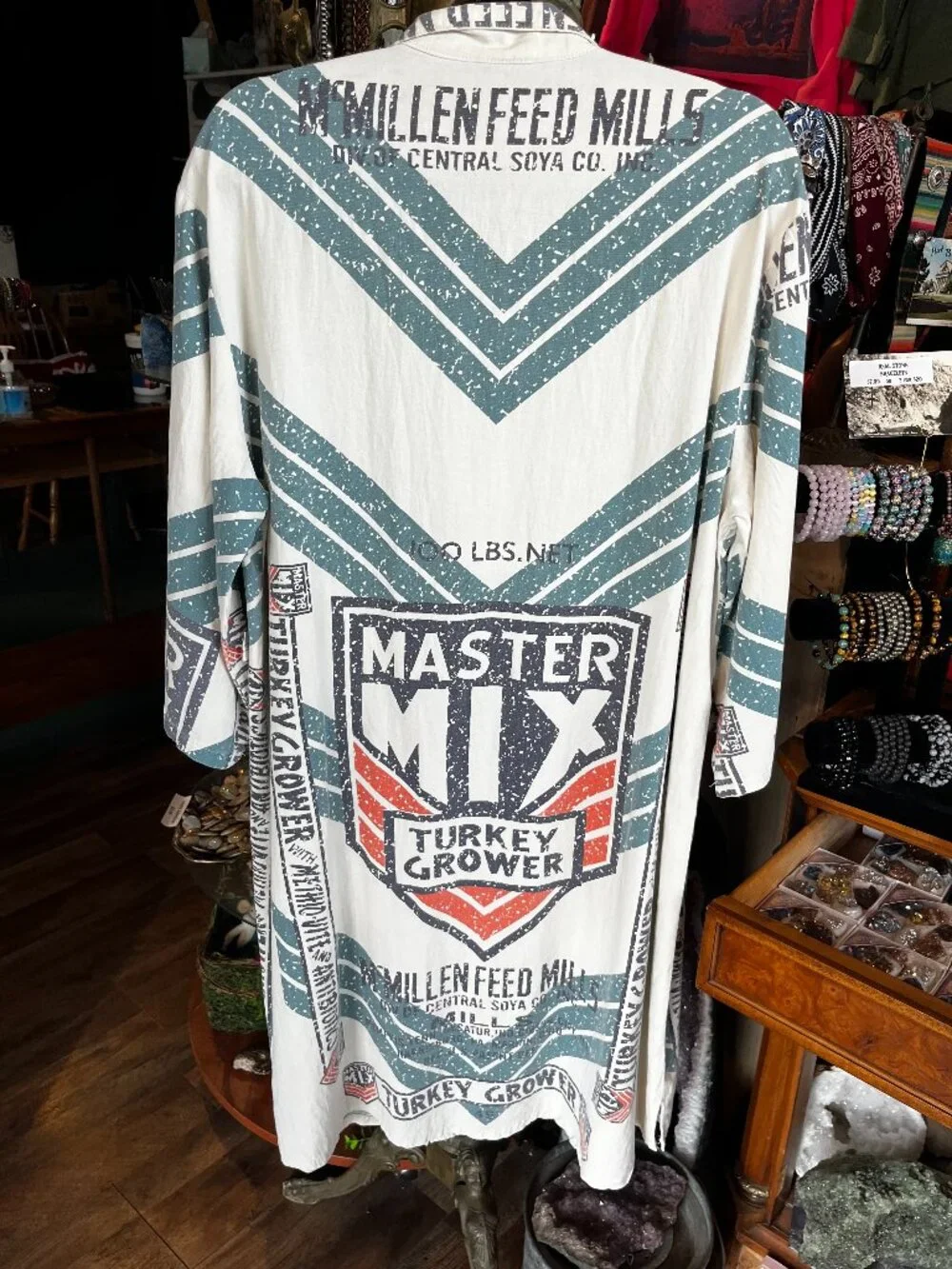 Flour Sack Button Down Dress - Picture 5 of 6